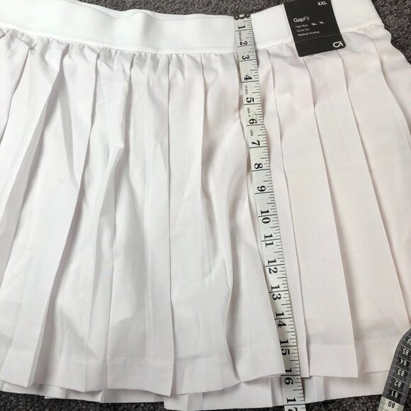 Gap Fit High Rise Skort Womens Size XXL White NWT ~ Quick Dry Tennis Pickleball - Picture 8 of 9